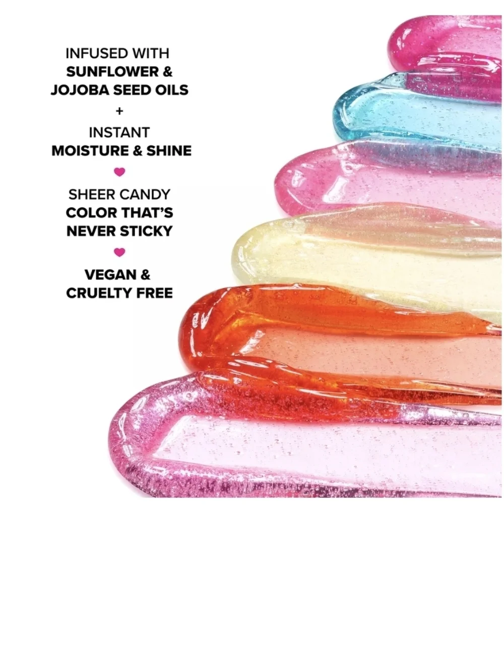 Too Faced Kissing Jelly Gloss: Sour Watermelon (Electric Coral Red), .15oz, NIB